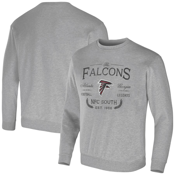 Men's Gray Atlanta Falcons Darius Rucker Collection Pullover Sweatshirt